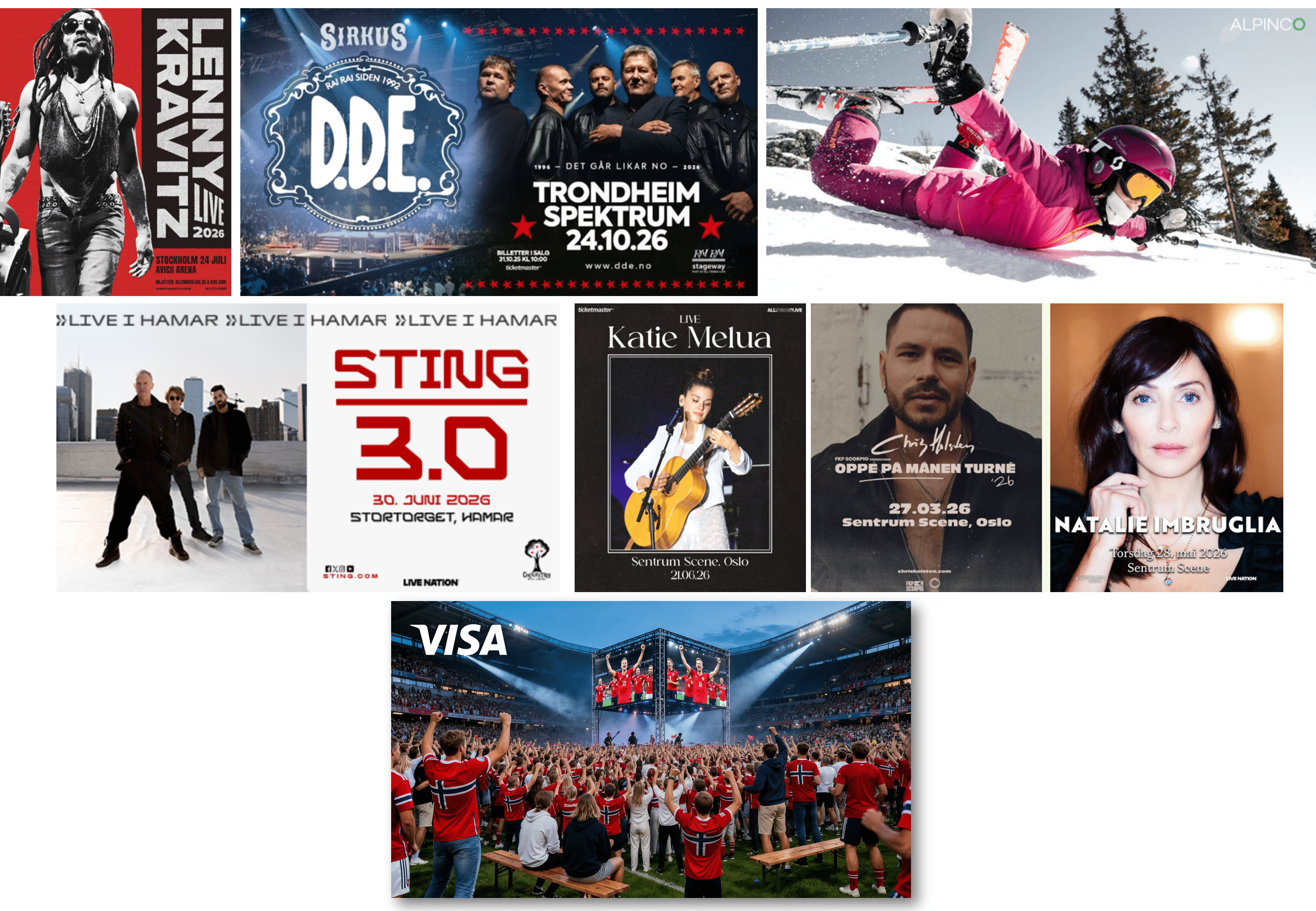 Utvalgte tilbud fra kampanjen i mars.